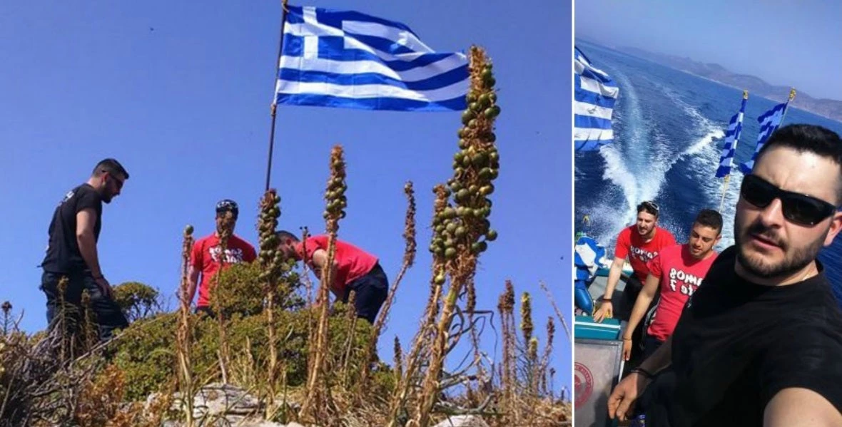 Στο κενό η προπαγάνδα των Τούρκων: Δεν κατέβασαν τη σημαία – Κυματίζει κανονικά – «Τέτοιο πράγμα θα συνέβαινε μόνο πάνω από το πτώμα μας»